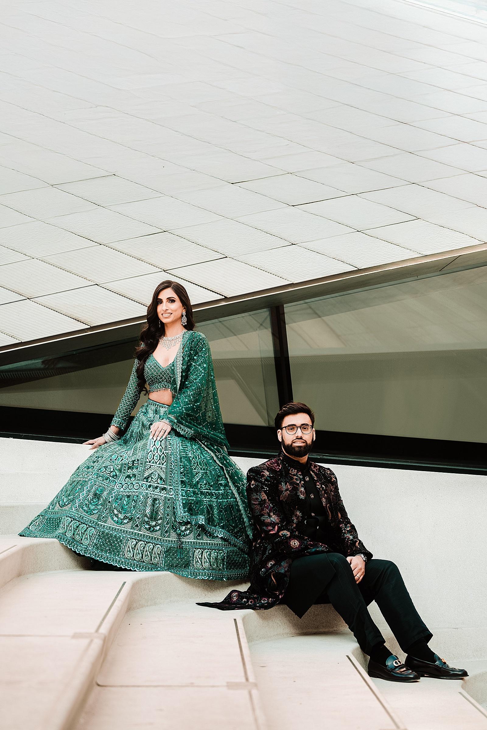 Luxury V&A Museum Pre Wedding Shoot in London | Manav & Kiran